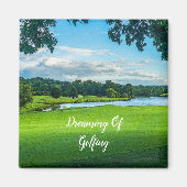 ゴルフ場の夏 マグネット (正面)