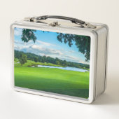 ゴルフ場の夏 メタルランチボックス (正面)