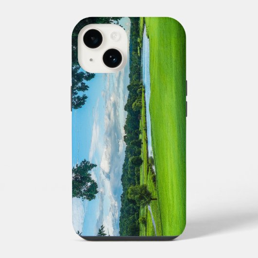 ゴルフ場の夏 iPhoneケース (裏面)