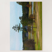 ゴルフ場の緑を示す景勝地 ジグソーパズル (縦)