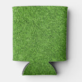 ゴルフ場の美しい緑の草の質感 缶クーラー (正面)