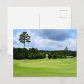 ゴルフ場の風景 ポストカード (正面/裏面)