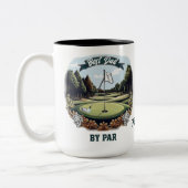 ゴルフ場クラブ及びボー最高のルパパ名別 ツートーンマグカップ (左)