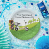 ゴルフ場ビュー  ペーパープレート (パーティー)