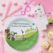 ゴルフ場ビュー  ペーパープレート (パーティー)