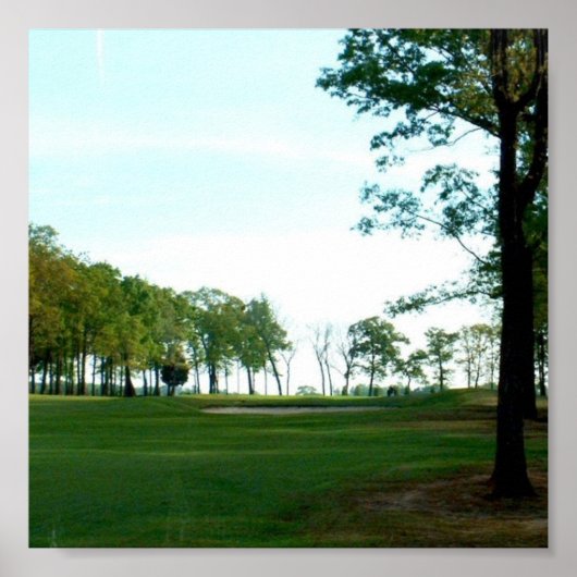 ゴルフ場ポスタープリント ポスター (正面)