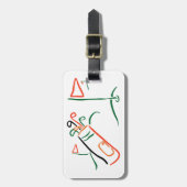 ゴルフ場面 ラゲッジタグ (正面縦)