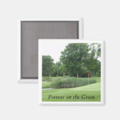 ゴルフ場2マグネット、フォーエバーオンザグリーン マグネット (正面/裏面)