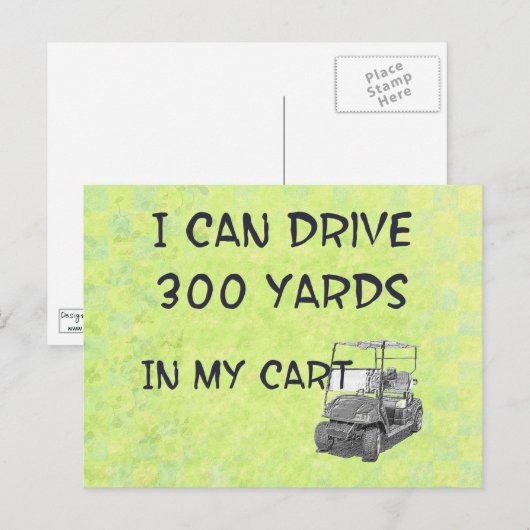 ゴルフ場 ポストカード (正面/裏面)