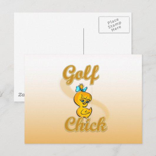 ゴルフ場 ポストカード (正面/裏面)