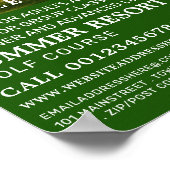 ゴルフ場GoIfレッスンズ広告 ポスター (角)