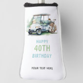 ゴルフ大人誕生日ギフトパーソナライズされた ゴルフヘッドカバー (回転90)