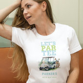 ゴルフ大人誕生日 パーソナライズされた Tシャツ