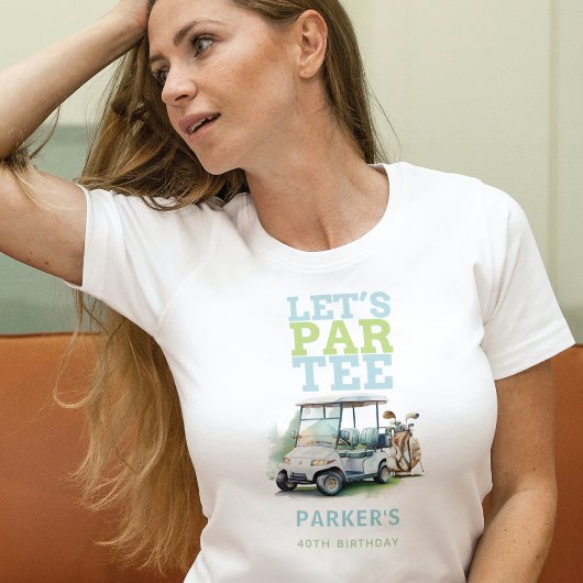 ゴルフ大人誕生日 パーソナライズされた Tシャツ