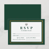 ゴルフ大会RSVPカード 出欠カード (正面/裏面)