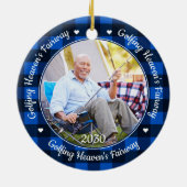 ゴルフ天国フェアウェイフォトゴルフメモリアル セラミックオーナメント (裏面)