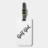 ゴルフ女の子の荷物のラベル ラゲッジタグ (正面縦)
