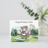 ゴルフ女子は遊ゴルフ誕生日ハワイ・ゴルファー シーズンポストカード (スタンド正面)