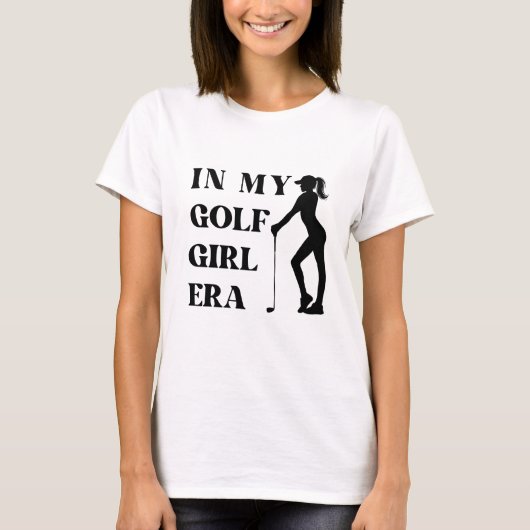 ゴルフ女子時代に突入 Tシャツ (正面)