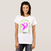 ゴルフ女子 QUEEN PLAYS MEAN ON THE GREEN Tシャツ (正面フル)
