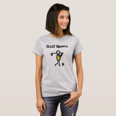ゴルフ女王のレディースベーシックTシャツ Tシャツ (正面フル)