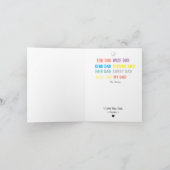 ゴルフ好きなパパへ 父の日の特別なカード カード (内部)