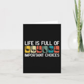 ゴルフ好きな人のための面白いギフト 父の日プレゼントG カード (正面)