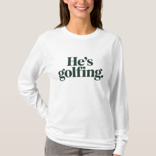 ゴルフ好きな夫へのギフト 面白い妻や娘からのプレゼント Tシャツ