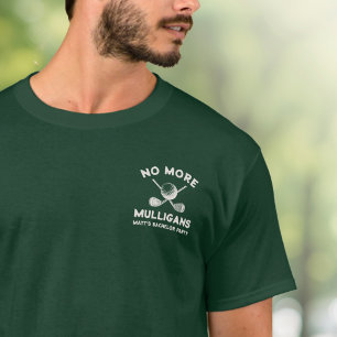 ゴルフ好きな花婿介添人のためのバチェラー・パーティーグッズ Tシャツ
