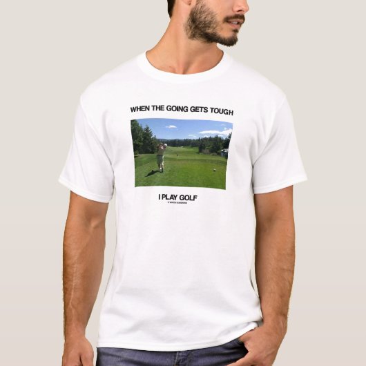 ゴルフ好きにはたまらない (Golfer) Tシャツ (正面)