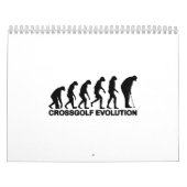 ゴルフ好きのためのクロスゴルフエボリューションゴルフの贈り物 カレンダー (カバー)