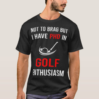 ゴルフ好きのための熱狂的なデザイン Tシャツ