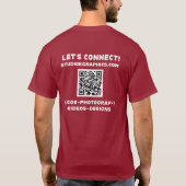 ゴルフ好きのためのTシャツ "I'd Rather Be Golfing" Tシャツ (裏面)
