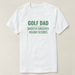 ゴルフ好きのパパとヨットロックの大好きな船長へのギフト メンズ Tシャツ
