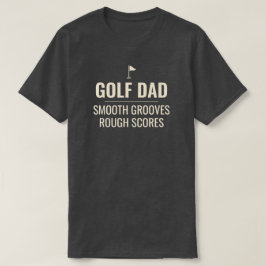 ゴルフ好きのパパとヨットロックの大好きな船長へのギフト メンズ Tシャツ
