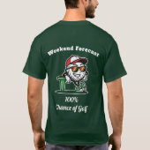 ゴルフ好きのパパにぴったり Tシャツ (裏面)
