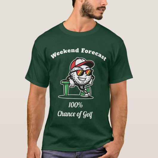 ゴルフ好きのパパにぴったり Tシャツ (正面)