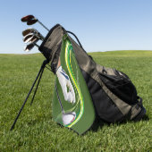 ゴルフ好きのパパに最適 ゴルフタオル (グリーン)