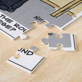 ゴルフ好きのポストマン漫画 ジグソーパズル (側面)