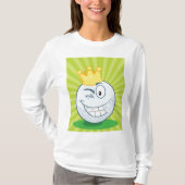 ゴルフ好きの王様 ゴルフボール Tシャツ (正面)