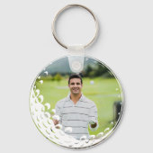 ゴルフ好き自分のキープサキーチェーンを作成 キーホルダー (正面)