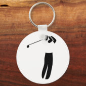 ゴルフ好き キーホルダー (正面)