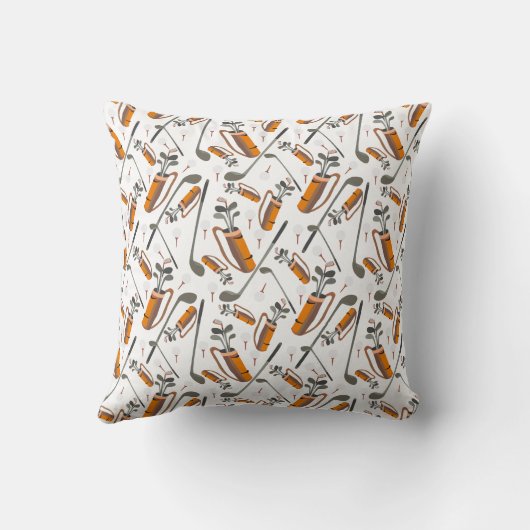 ゴルフ好き クッション (裏面)