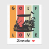 ゴルフ好き シール (シート)