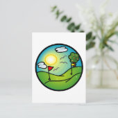 ゴルフ好き ポストカード (スタンド正面)