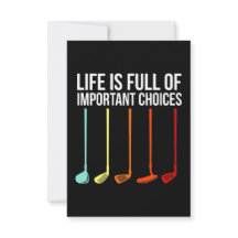 ゴルフ好き |人生は重要な選択でいっぱいだ