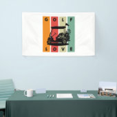 ゴルフ好き 横断幕 (トレードショー)