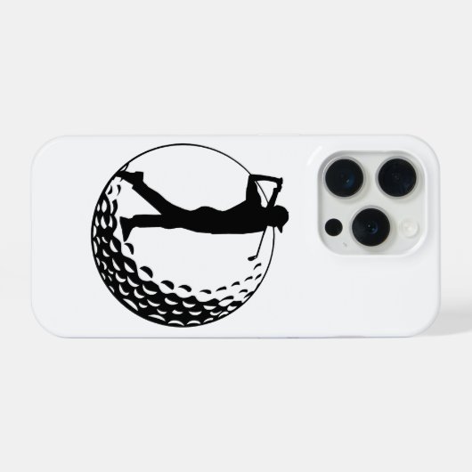 ゴルフ好き iPhoneケース (裏面横)