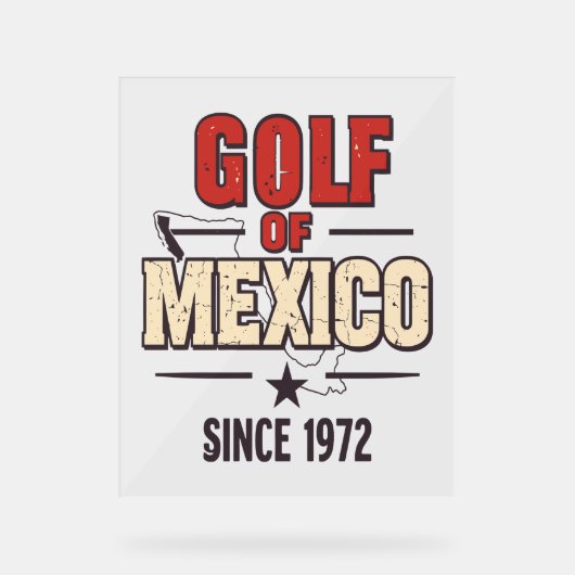 ゴルフ妻ソーシャルクラブフラワー アクリルサイン (正面)