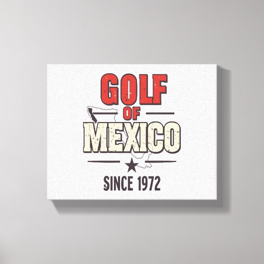 ゴルフ妻ソーシャルクラブフラワー キャンバスプリント (正面)